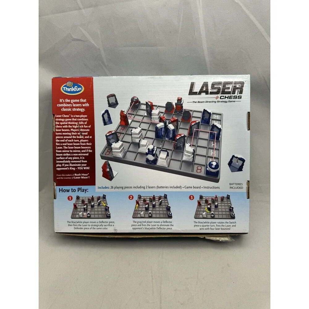 ThinkFun Laser Chess Two Player Strategy Beam Directing Game Toy